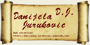 Danijela Juruković vizit kartica